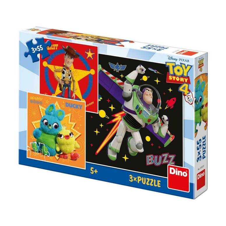 PUZZLE 3x55 pcs - Toy Story 4 - Disney - DINO