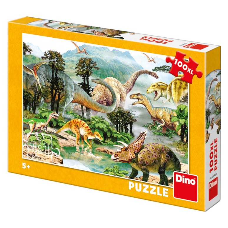 PUZZLE 100 pcs XL Dinossauros - DINO
