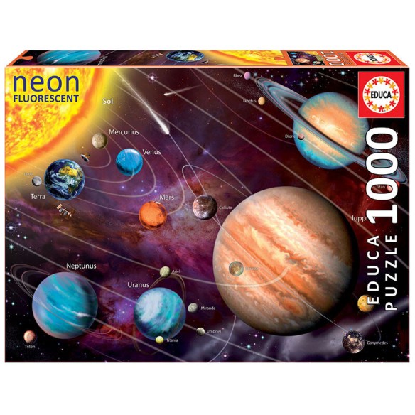 Educa borras Solar System Puzzle 500 Pieces Multicolor