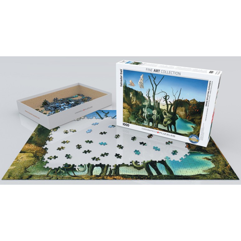 Puzzle 1000 Pcs Cisnes E Elefantes Salvador Dalí Eurographics 