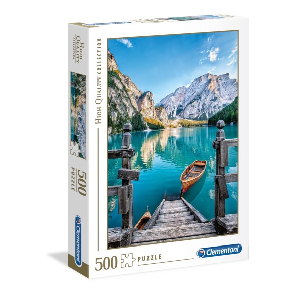 3000 Braies Lake at Autumn - Educa Borras