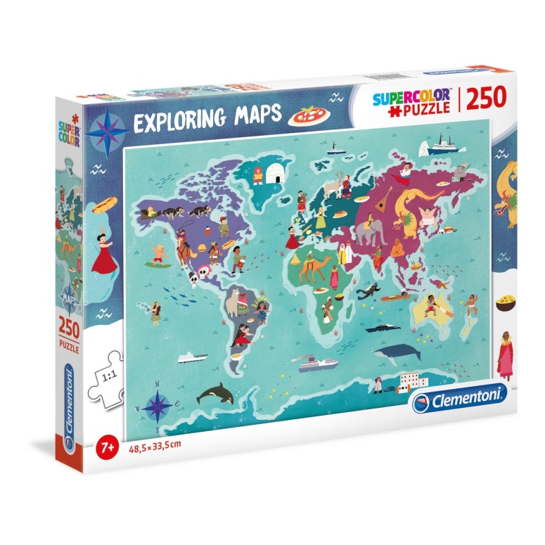 Puzzle Mapa de Portugal (80 Peças) - Puzzle Infantil - Compra na