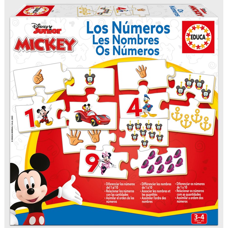 Educa Borras - 2 Puzzles Mickey Mouse 48 peças, Mickey Mouse