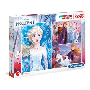 PUZZLE Frozen II - 3x48pcs - CLEMENTONI