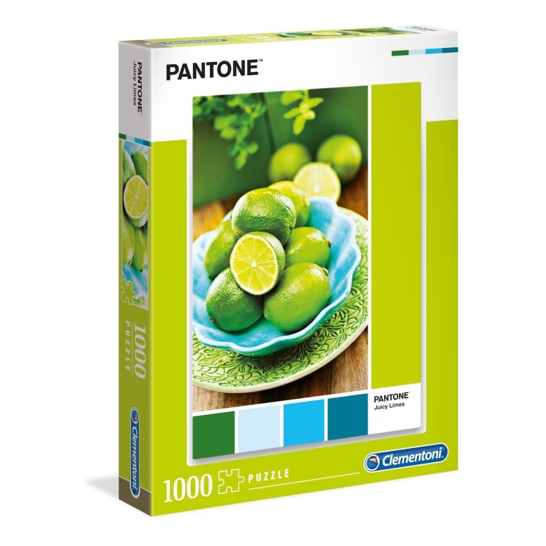 PUZZLE 1000 pcs Coleção Pantone 1 - GREEN LIME - CLEMENTONI