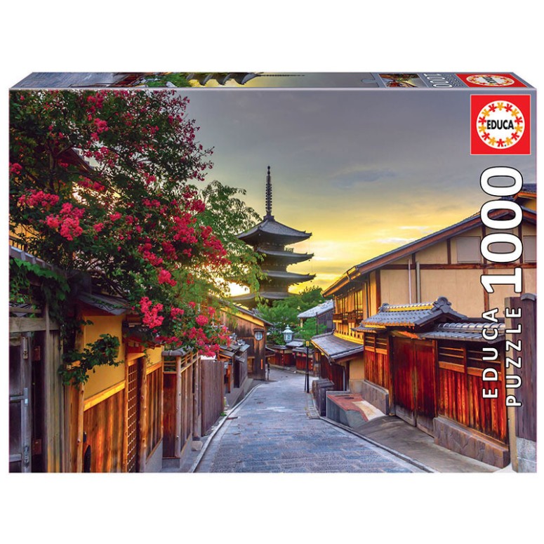 PUZZLE 1000 pcs Templo Kyoto - Japão - EDUCA