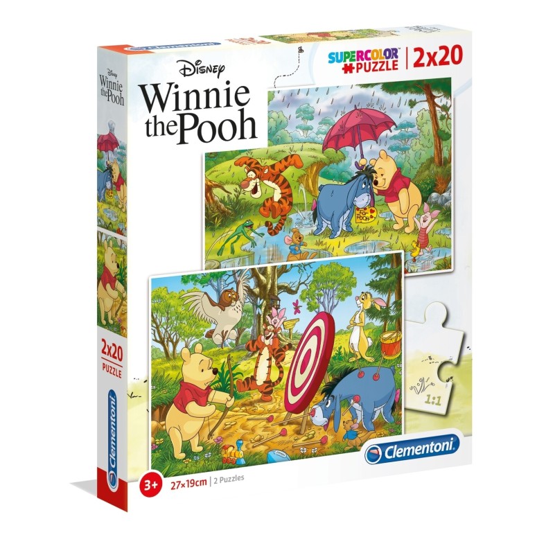 PUZZLE Winnie the Pooh 2x20 pcs - CLEMENTONI