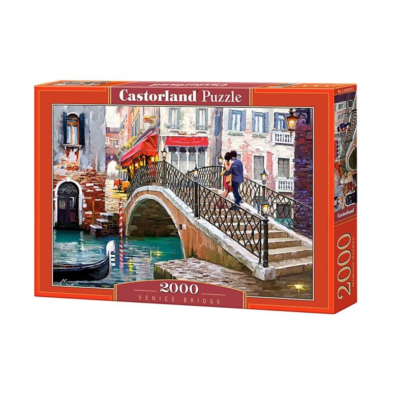 PUZZLE 2000 pcs - Ponte em Veneza - CASTORLAND
