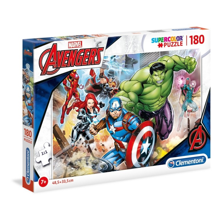 PUZZLE Super 180 pcs Avengers - CLEMENTONI